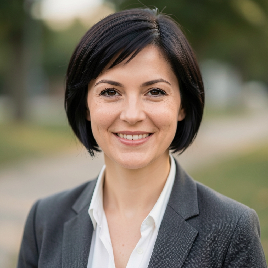 Portrét Bc. Lucie Malíkové, specialistky na správu dluhů a oddlužení, mladší žena s krátkými tmavými vlasy a přátelským pohledem